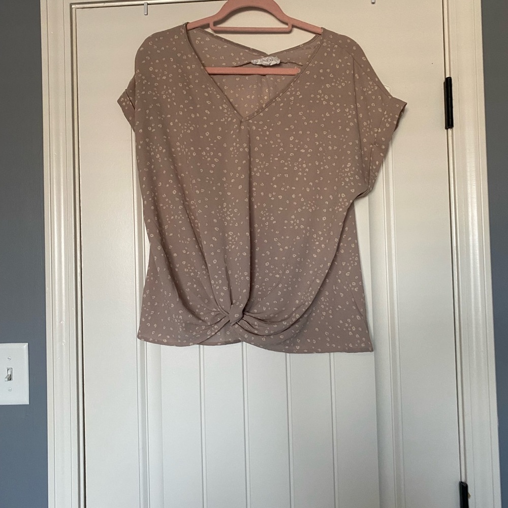 twist knot blouse